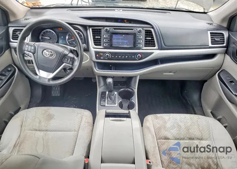 2015 Toyota Highlander Le from USA, damaged, VIN 5TDBKRFH6FS075506